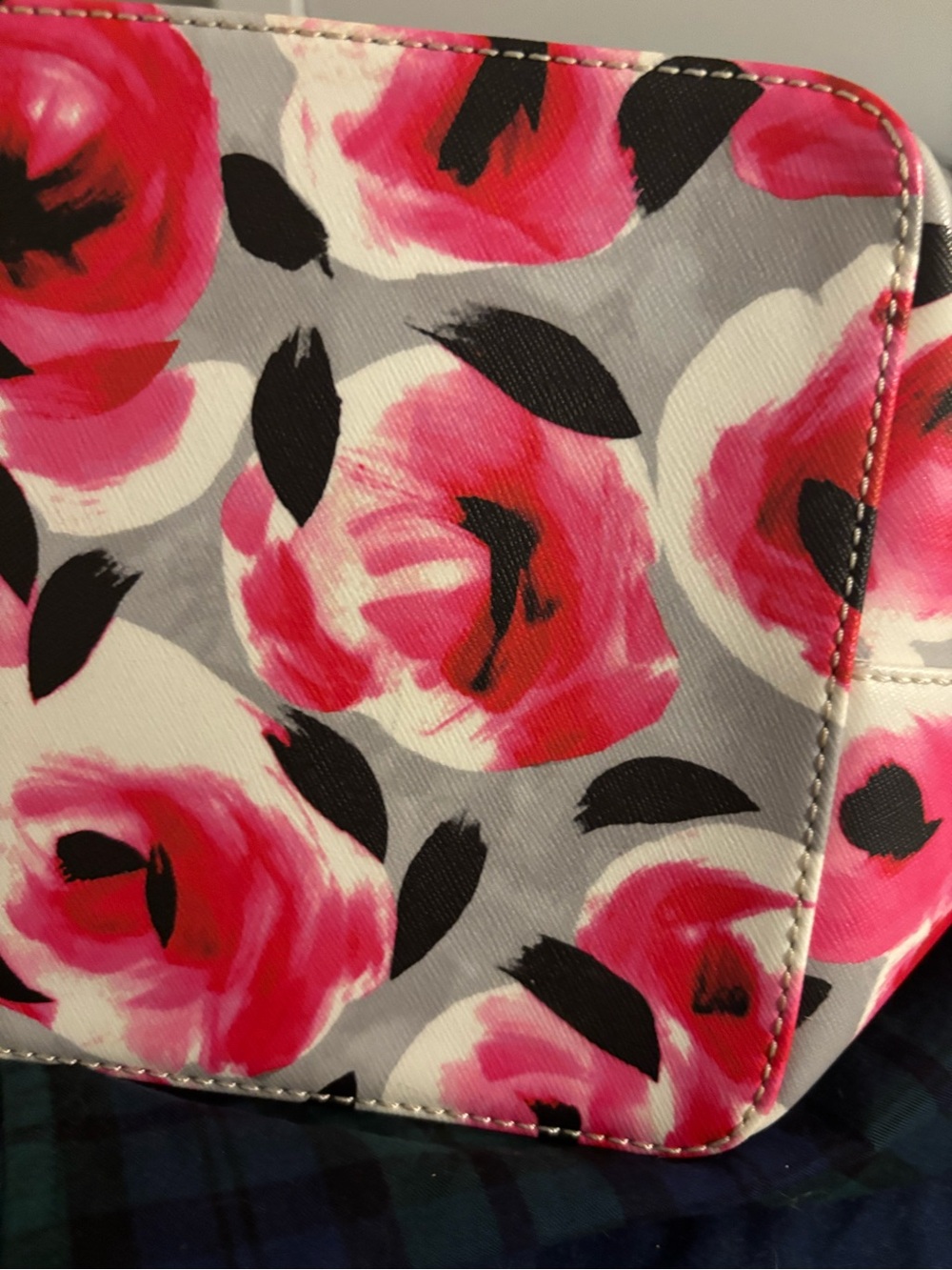kate spade Pink & Black Floral Tote - Picture 7 of 7